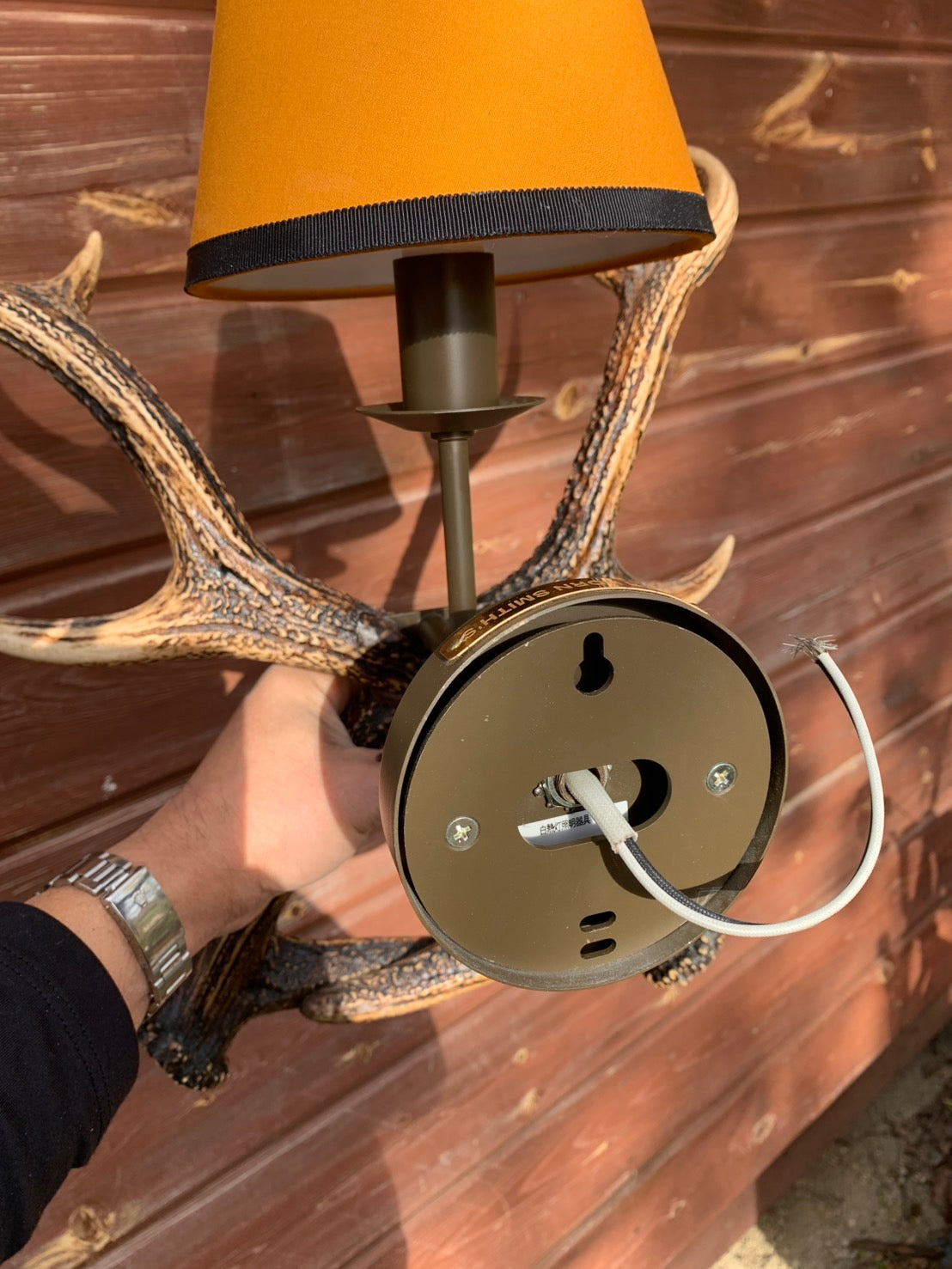 鹿角ウォールライト　《DEER HORN SMITH'S》