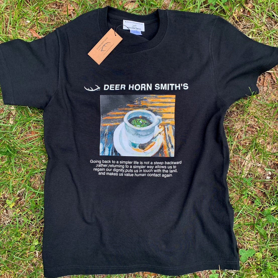 DEER HORN SMITH'S   ART T-SHIRTS　《珈琲》