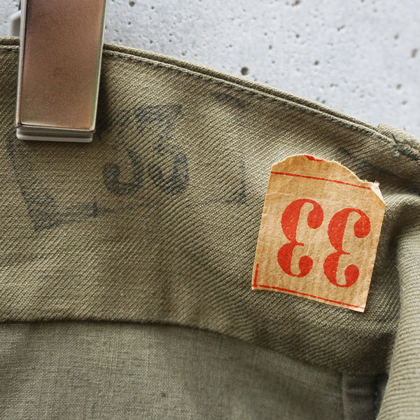 1950’sフランス軍M-47カーゴパンツ前期　サイズ33　《デッドストック》