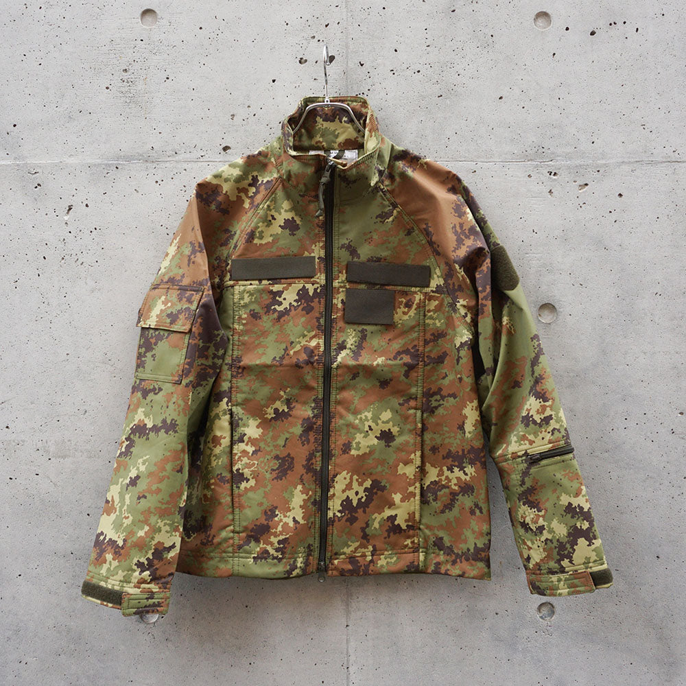 イタリア軍ウォータープルーフ  ソフトシェル  カモジャケット　《デッドストック》