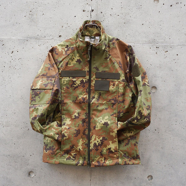 イタリア軍ウォータープルーフ  ソフトシェル  カモジャケット　《デッドストック》