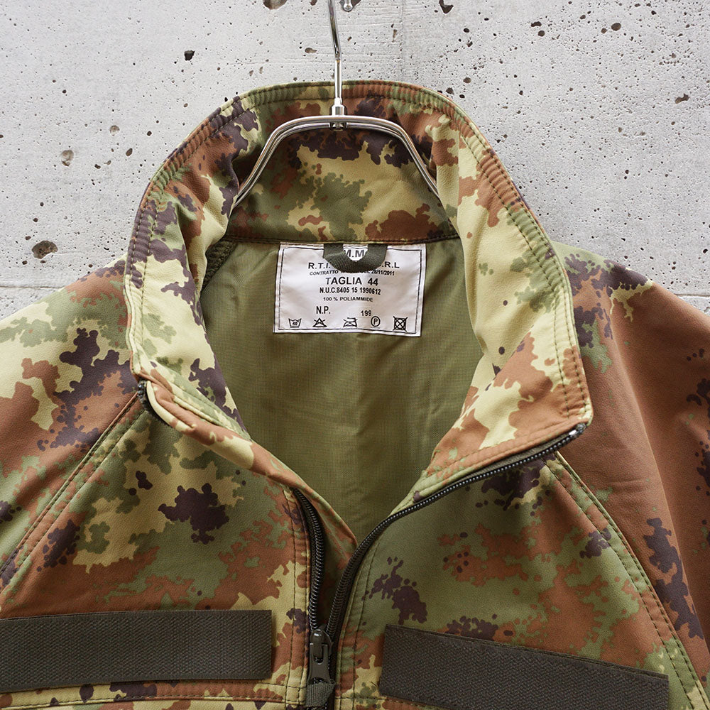 イタリア軍ウォータープルーフ  ソフトシェル  カモジャケット　《デッドストック》