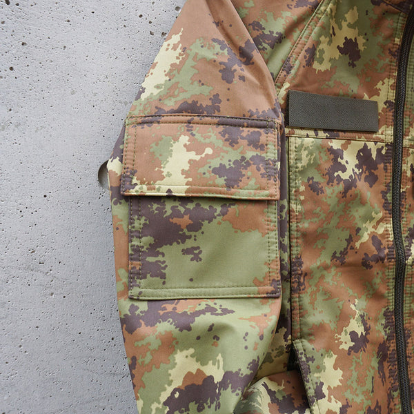 イタリア軍ウォータープルーフ  ソフトシェル  カモジャケット　《デッドストック》