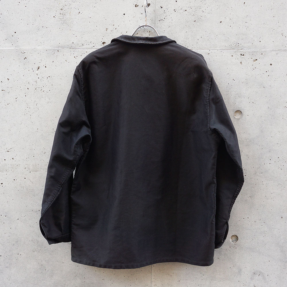 1960-70's フレンチワークブラックモールスキンジャケット