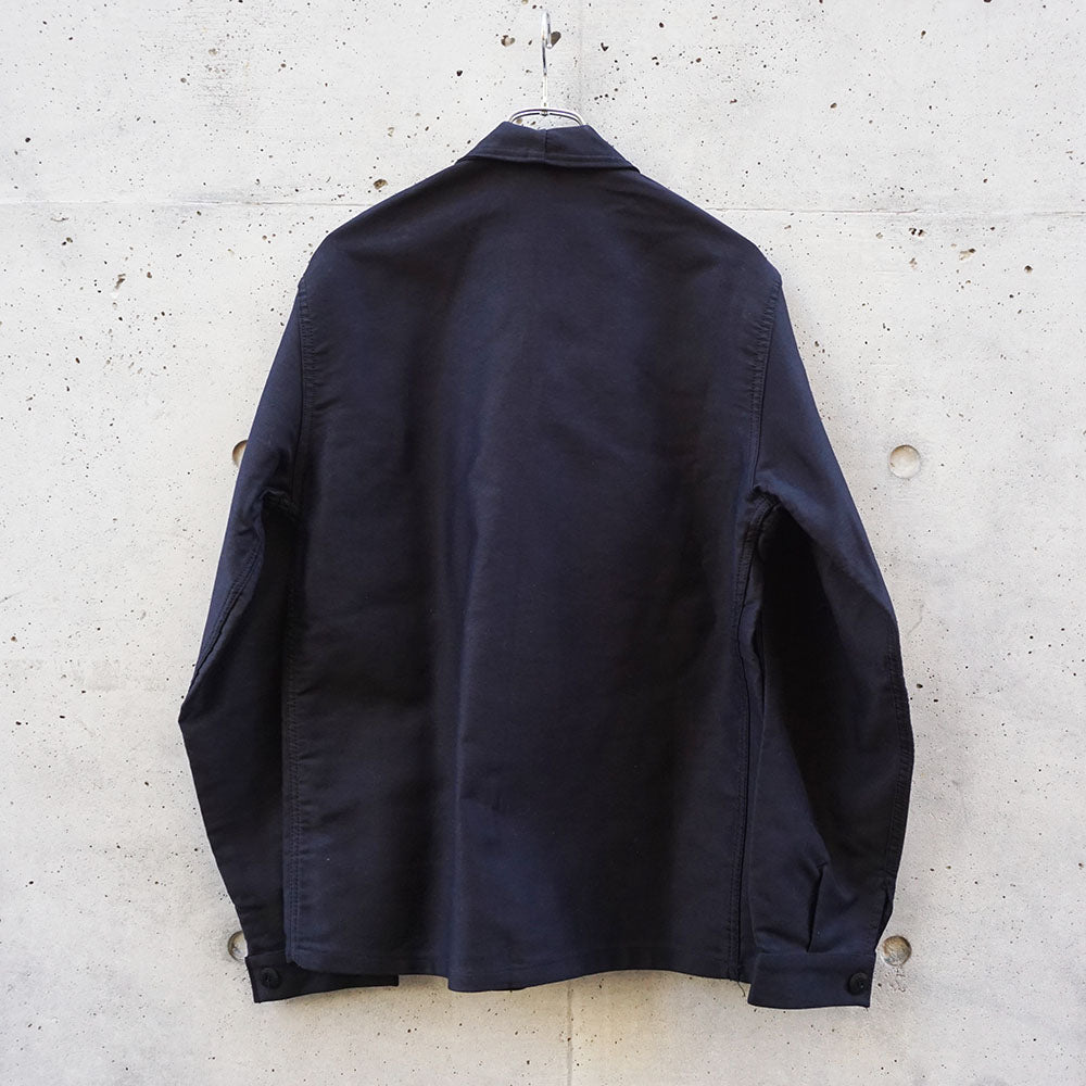 1960-70's フレンチワークブラックモールスキンジャケット　《デッドストック》