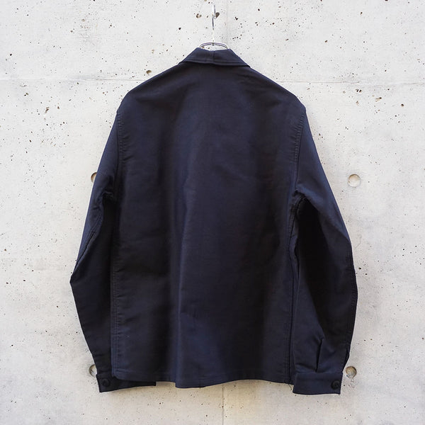 1960-70's フレンチワークブラックモールスキンジャケット　《デッドストック》