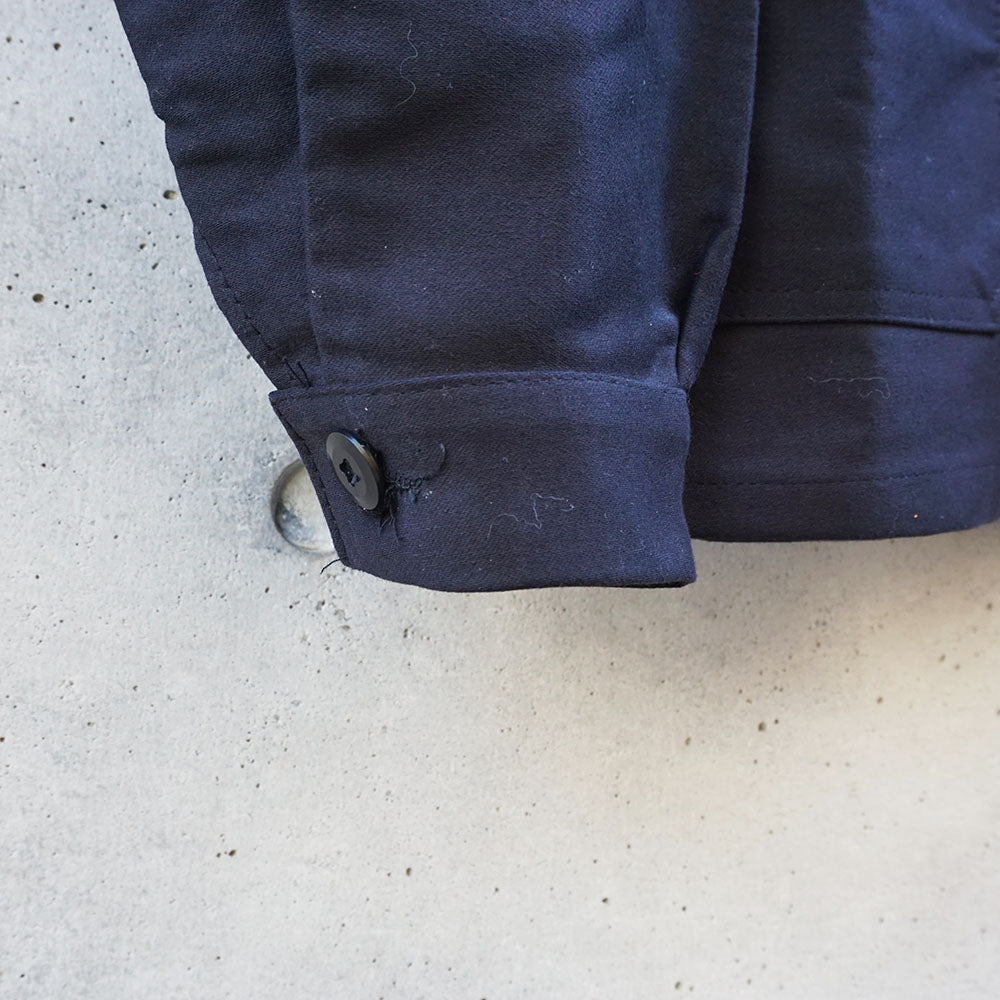 1960-70's フレンチワークブラックモールスキンジャケット　《デッドストック》