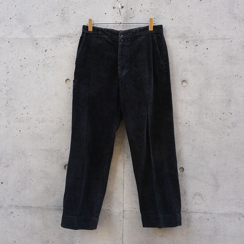 1960-70’s　フレンチワークブラックコーデユロイパンツ  Adolphe Lafont（アドルフラフォン）
