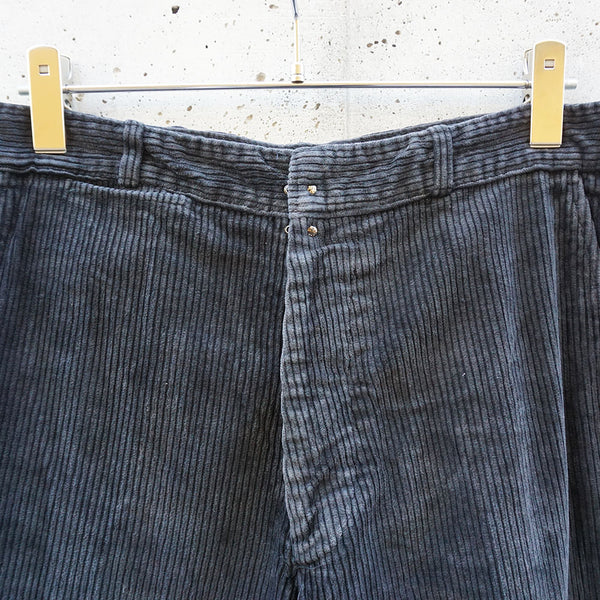 1960-70’s　フレンチワークブラックコーデユロイパンツ  Adolphe Lafont（アドルフラフォン）