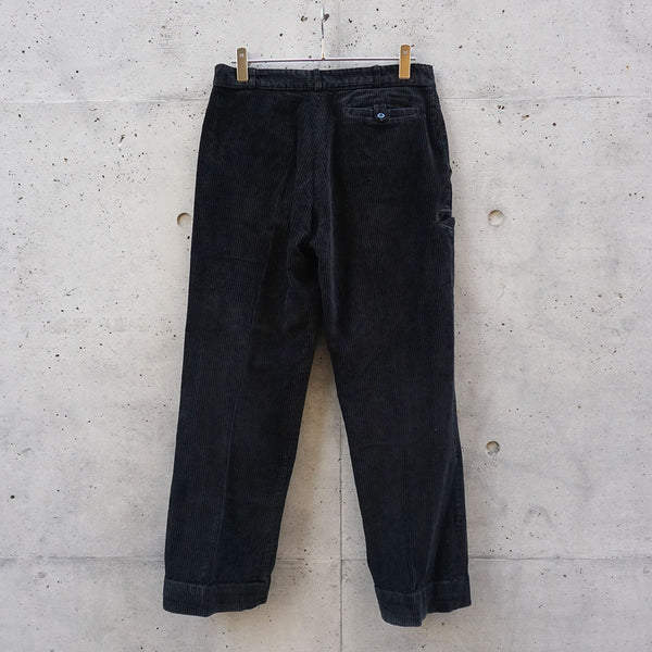 1960-70’s　フレンチワークブラックコーデユロイパンツ  Adolphe Lafont（アドルフラフォン）