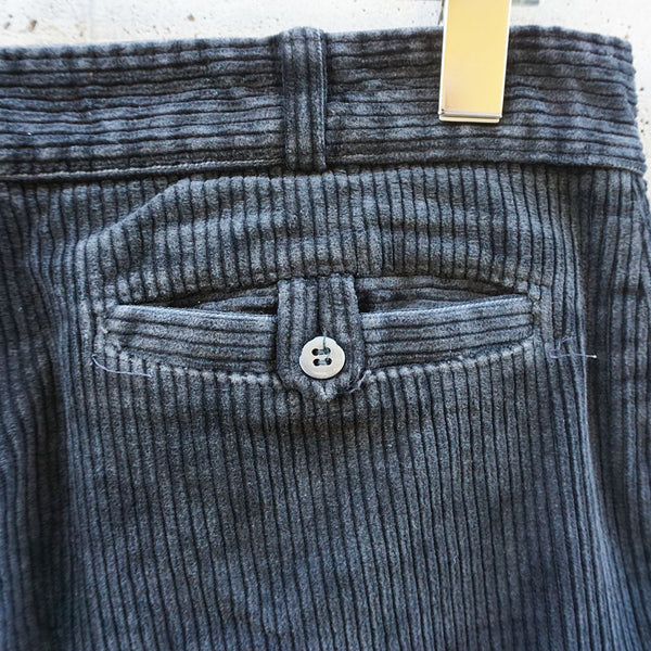 1960-70’s　フレンチワークブラックコーデユロイパンツ  Adolphe Lafont（アドルフラフォン）