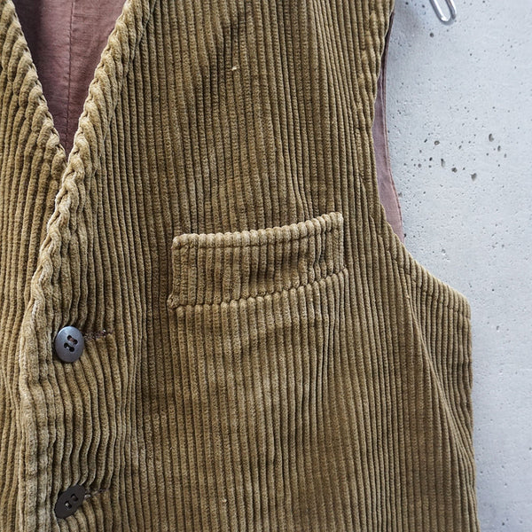 1950-60’s　フレンチヴィンテージコーデュロイハンティングベスト