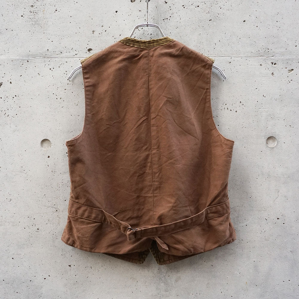 1950-60’s　フレンチヴィンテージコーデュロイハンティングベスト