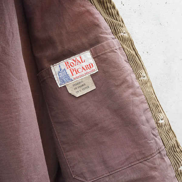 1950-60’s　フレンチヴィンテージコーデュロイハンティングベスト