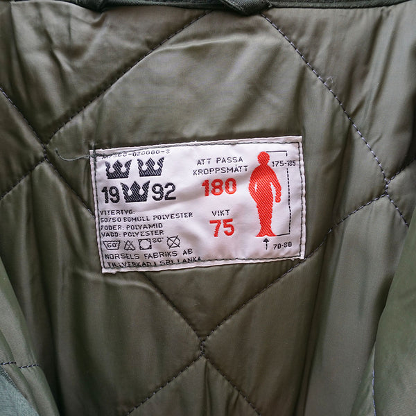 1992's スウェーデン軍M-90フィールドコート後期　《デッドストック》
