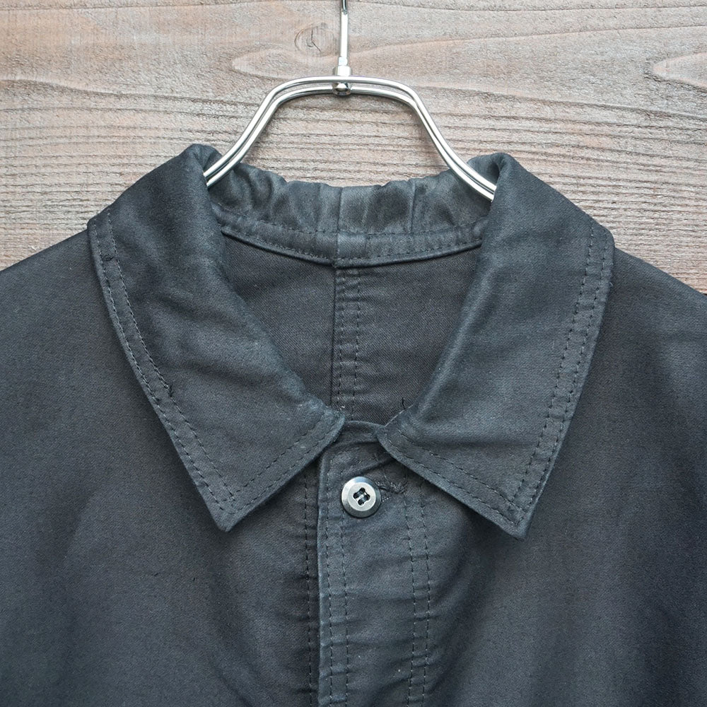 1960-70's フレンチワークブラックモールスキンジャケット Le Laboureur