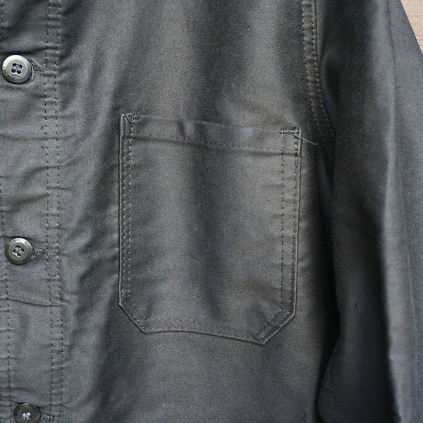 1960-70's フレンチワークブラックモールスキンジャケット Le Laboureur