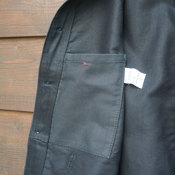 1960-70's フレンチワークブラックモールスキンジャケット Le Laboureur