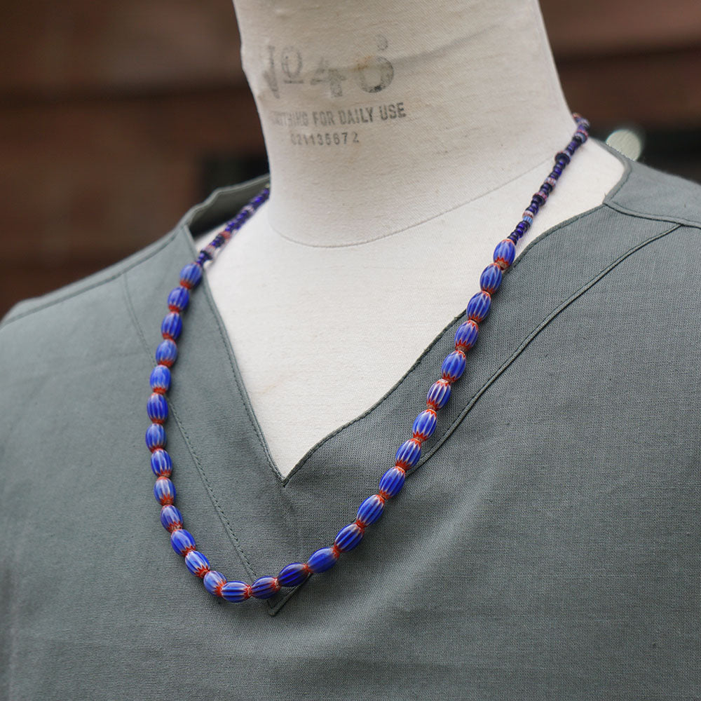 EARTH  SPIRIT  /  CHEVRON BEADS  NECKLACE