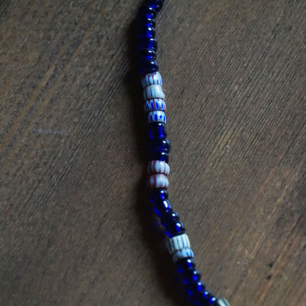 EARTH  SPIRIT  /  CHEVRON BEADS  NECKLACE