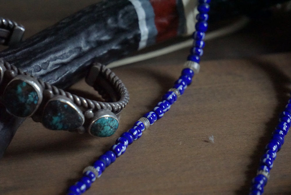 EARTH  SPIRIT  /  ANTIQUE BEADS  NECKLACE