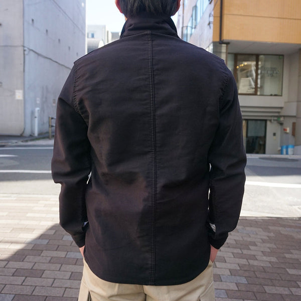 1950-60's ブラックモールスキンフレンチワークジャケット