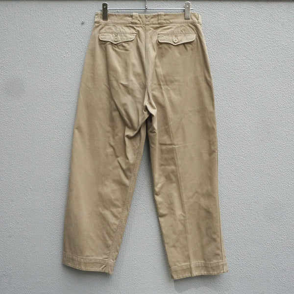 1950-60's  フランス軍M-52チノパンツ　サイズ12