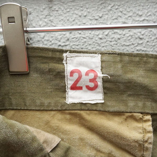 1950's フランス軍M-47カーゴパンツ　移行期　サイズ23