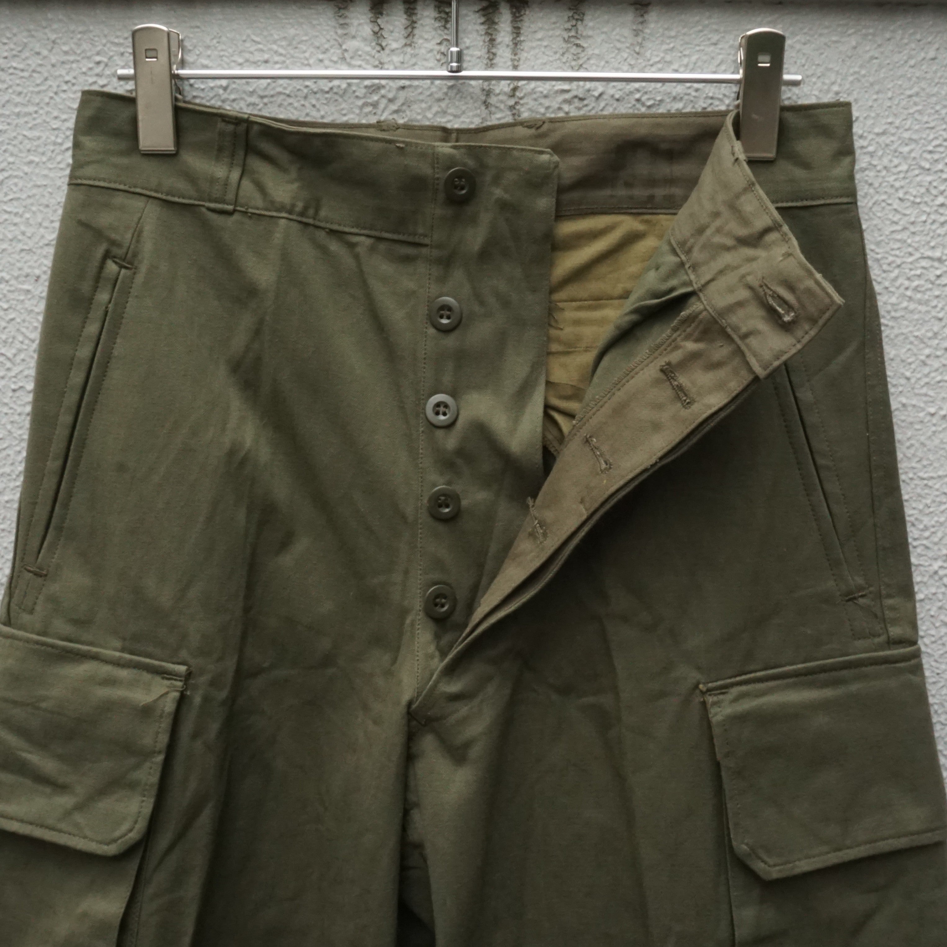1950-60’s フランス軍M-47カーゴパンツ後期サイズ21　《デッドストック》