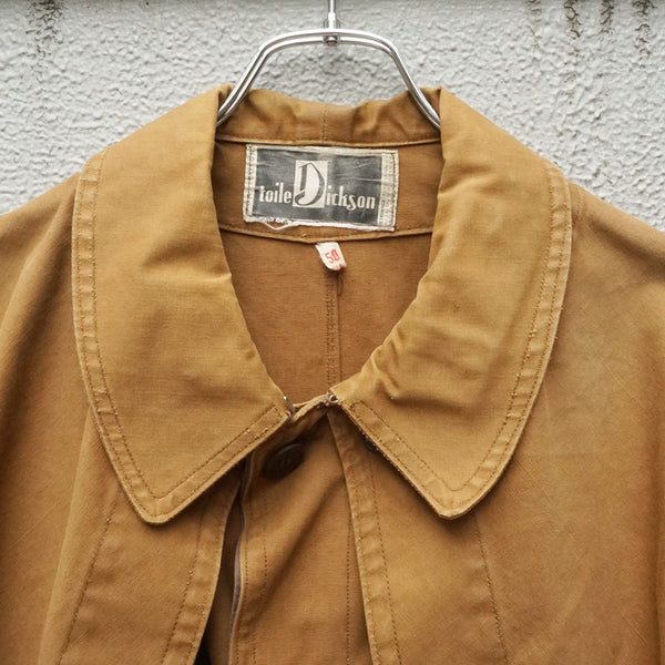 1960's フレンチワーク  ダックコットンワークジャケット  "Dickson"　Made in France