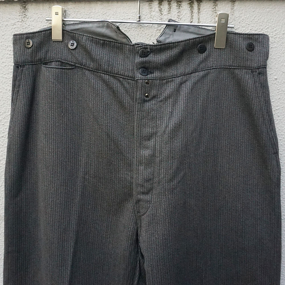 1950～60’s フレンチワークグレーコットンピケパンツ  