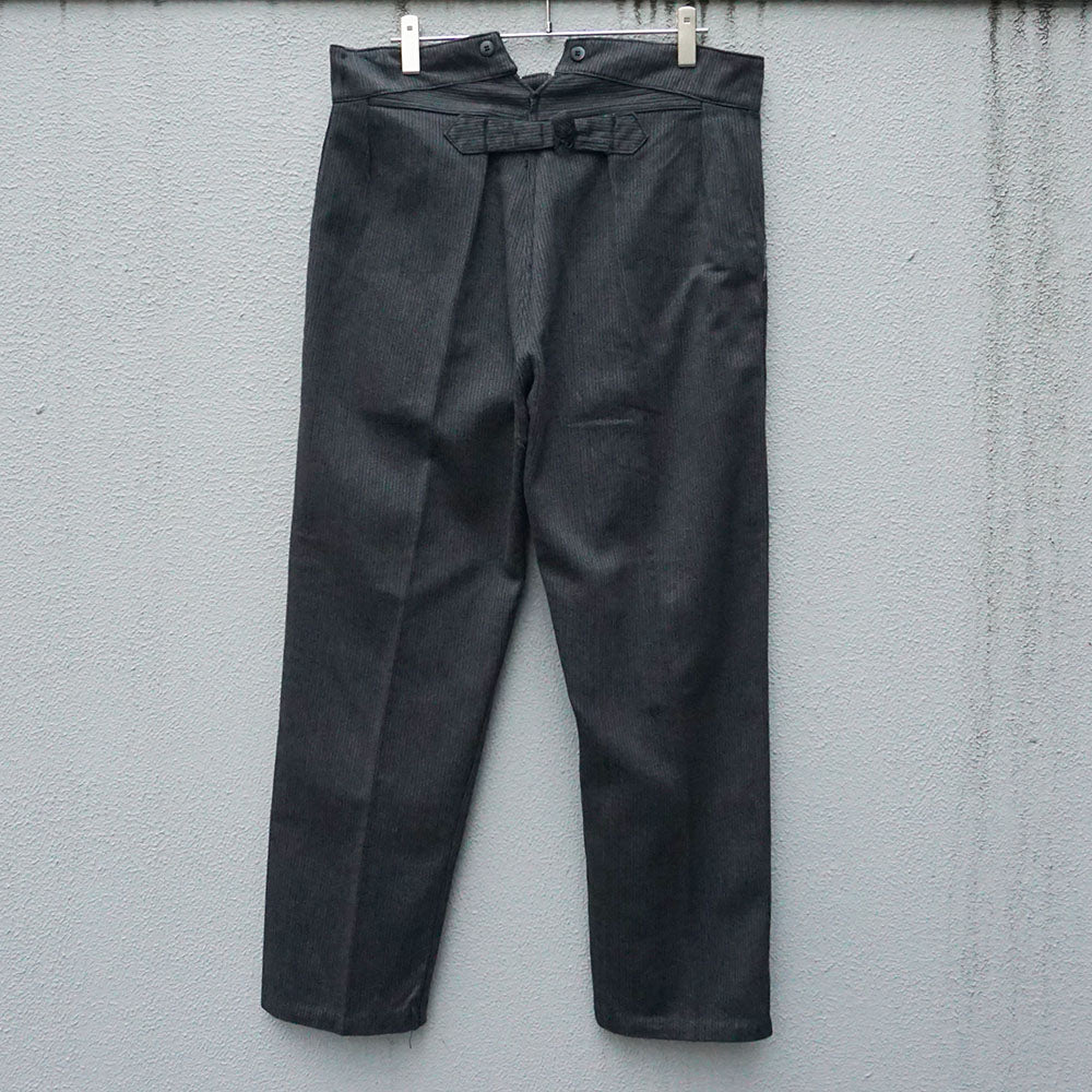 1950～60’s フレンチワークグレーコットンピケパンツ  