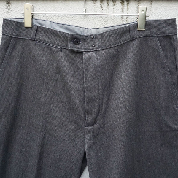 1970's フレンチワークグレーコットンピケパンツ　"Kidur" 《デッドストック》