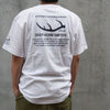 《DEER HORN SMITH'S》クルーネックロゴTシャツ/ホワイト