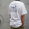 《DEER HORN SMITH'S》クルーネックロゴTシャツ/ホワイト