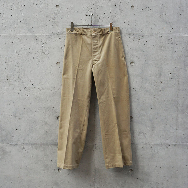 【レア品】1950’sフランス軍M-52チノパンツ　《デッドストック》
