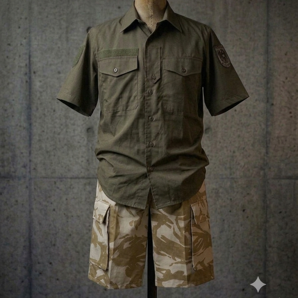 イギリス軍コンバットショーツデザートDPMカモ