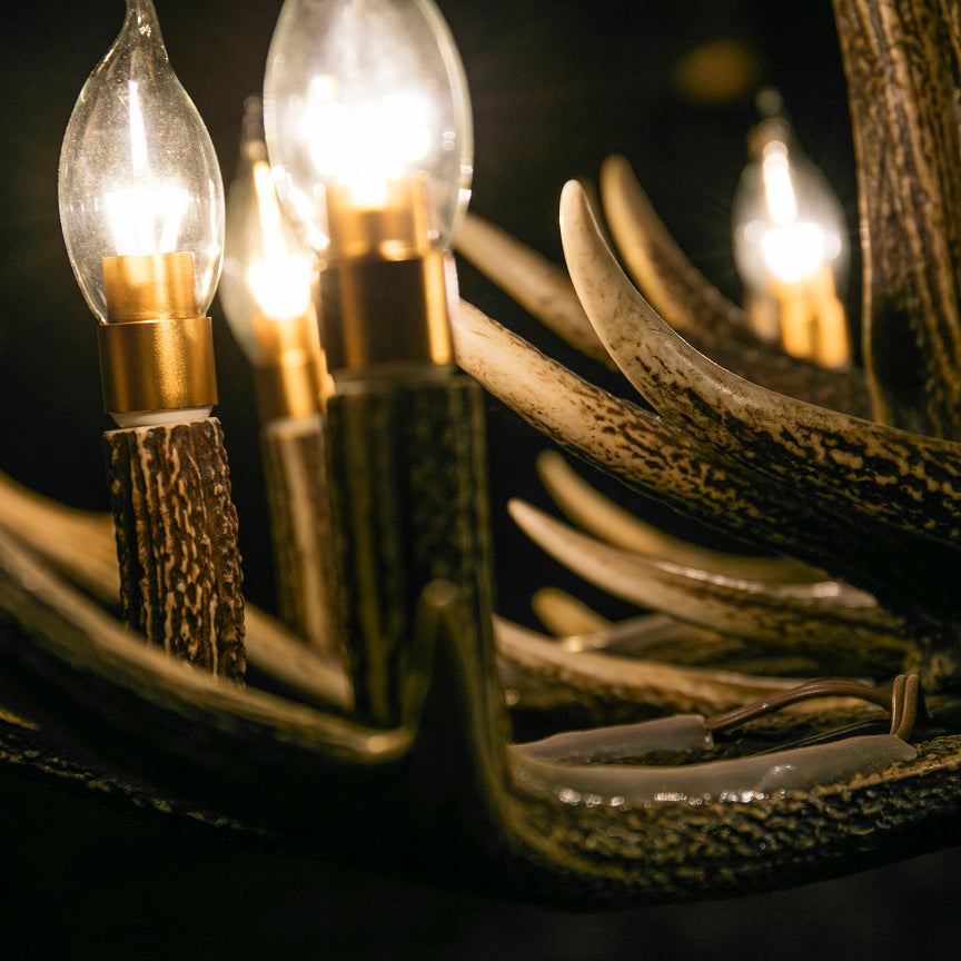 DEER HORN  CHANDLER　16LAMPS　SEPARATE　NATURAL《受注生産》