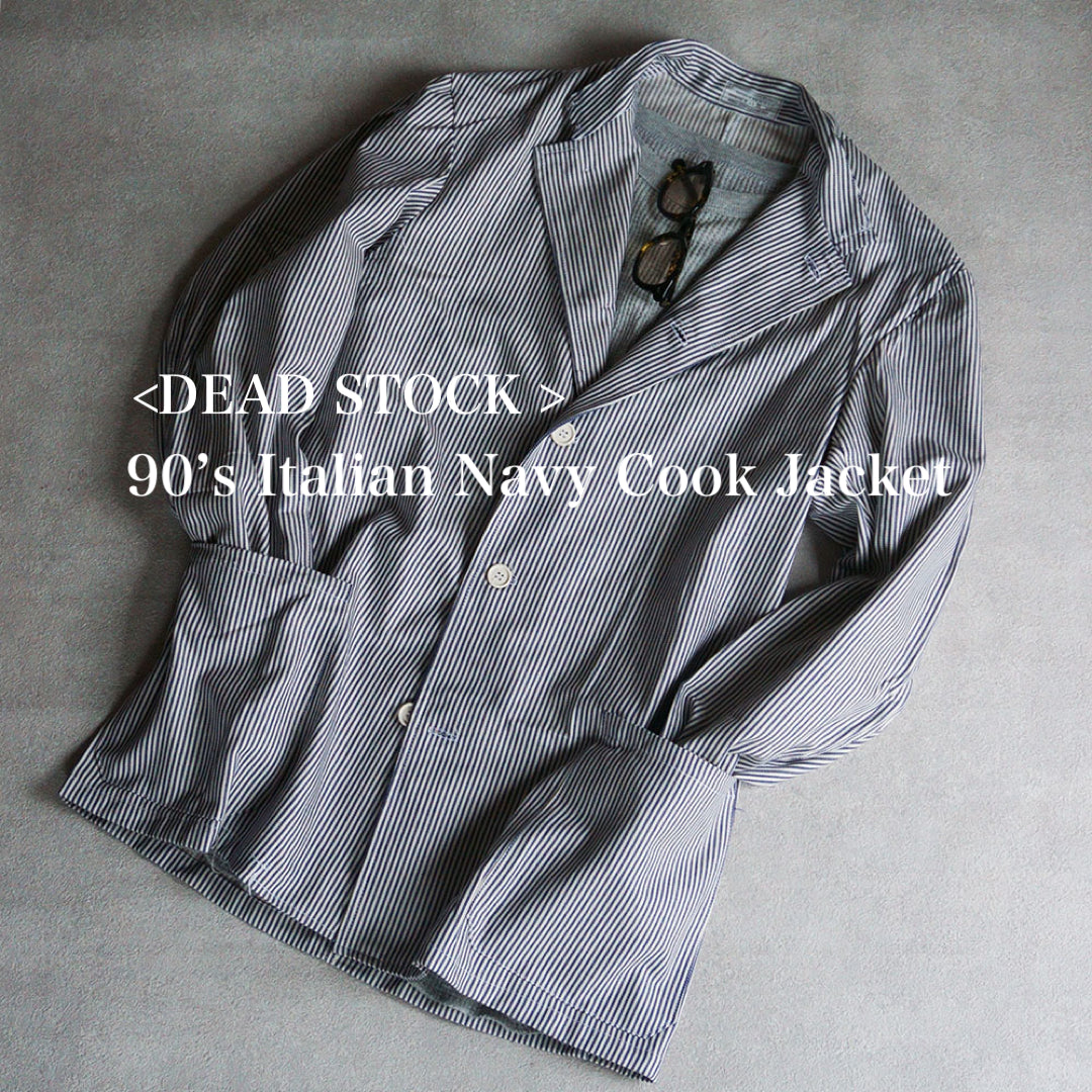 90's Italian Navy Cook Jacket《DEADSTOCK》