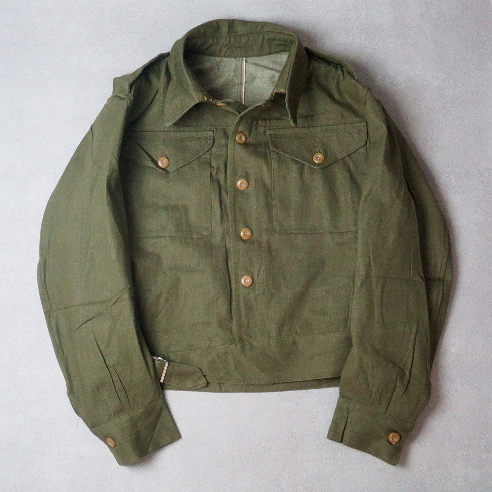 50’ｓBRITISHMILITARY GREENDENIM JACKET 《DEADSTOCK》