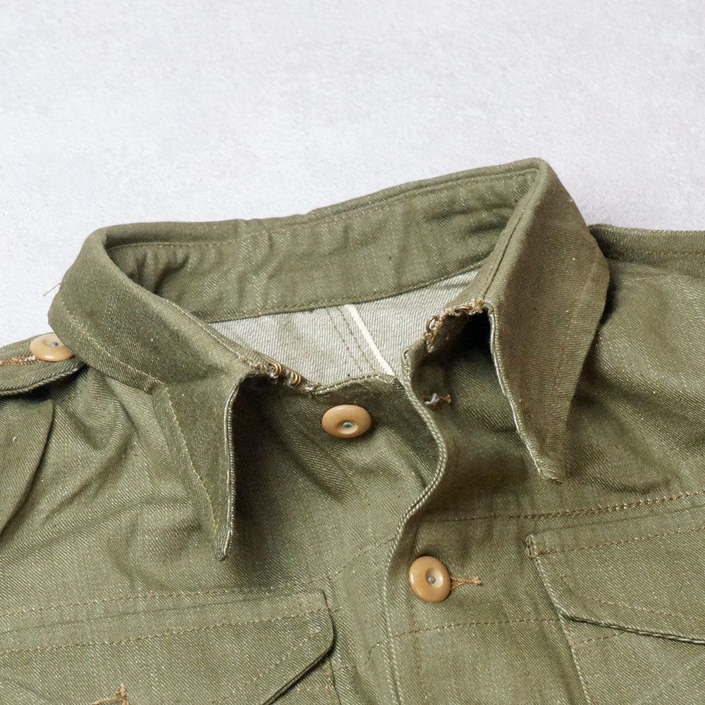 50’ｓBRITISHMILITARY GREENDENIM JACKET 《DEADSTOCK》