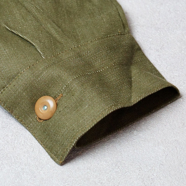 50’ｓBRITISHMILITARY GREENDENIM JACKET 《DEADSTOCK》