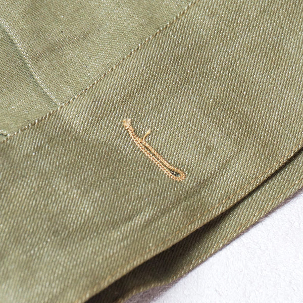 50’ｓBRITISHMILITARY GREENDENIM JACKET 《DEADSTOCK》