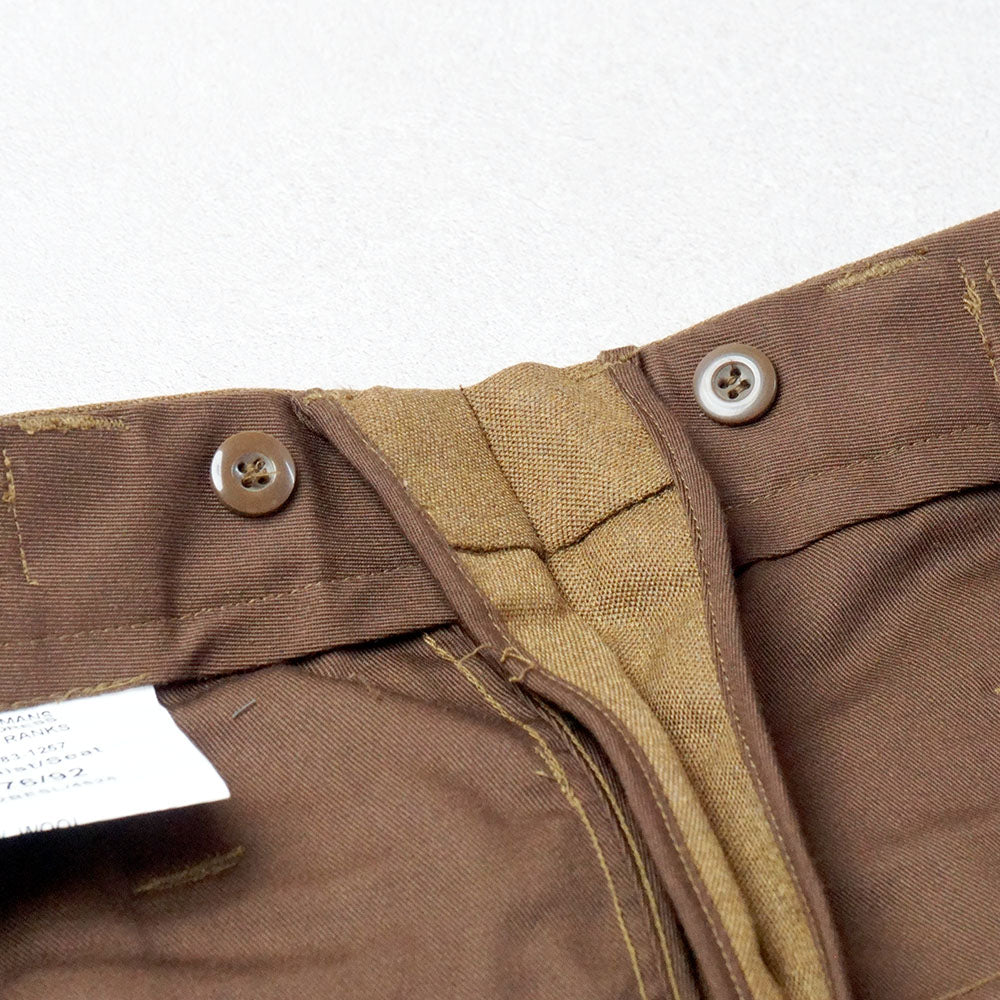 BRITISH  ARMY  OFFICER PANTS  BROWN 《DEADSTOCK》