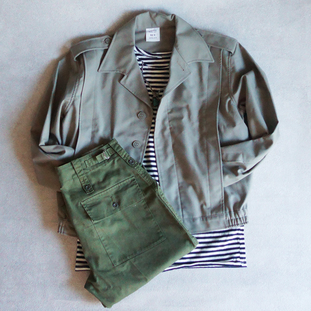 90's French Military Short Wind Jacket《DEADSTOCK》